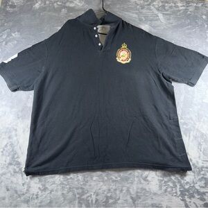 Beverly Hills Polo Club Navy Polo with Embroidered Emblem